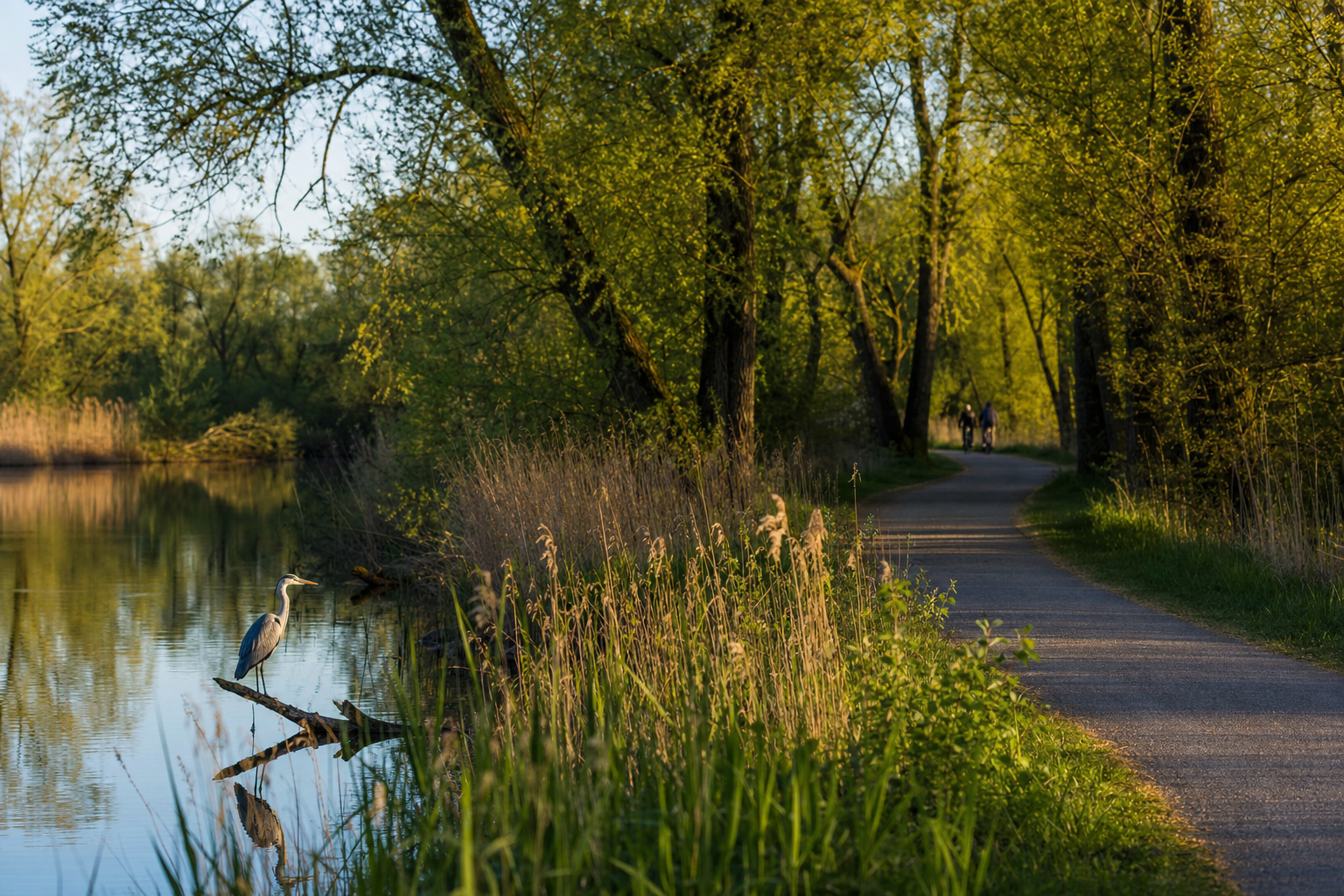Rheinauen bei Rastatt – Auenlandschaft am Rhein